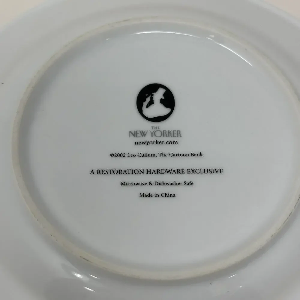 Restoration Hardware The New Yorker Humor I Want Chardonnay, but….. 8” Plate